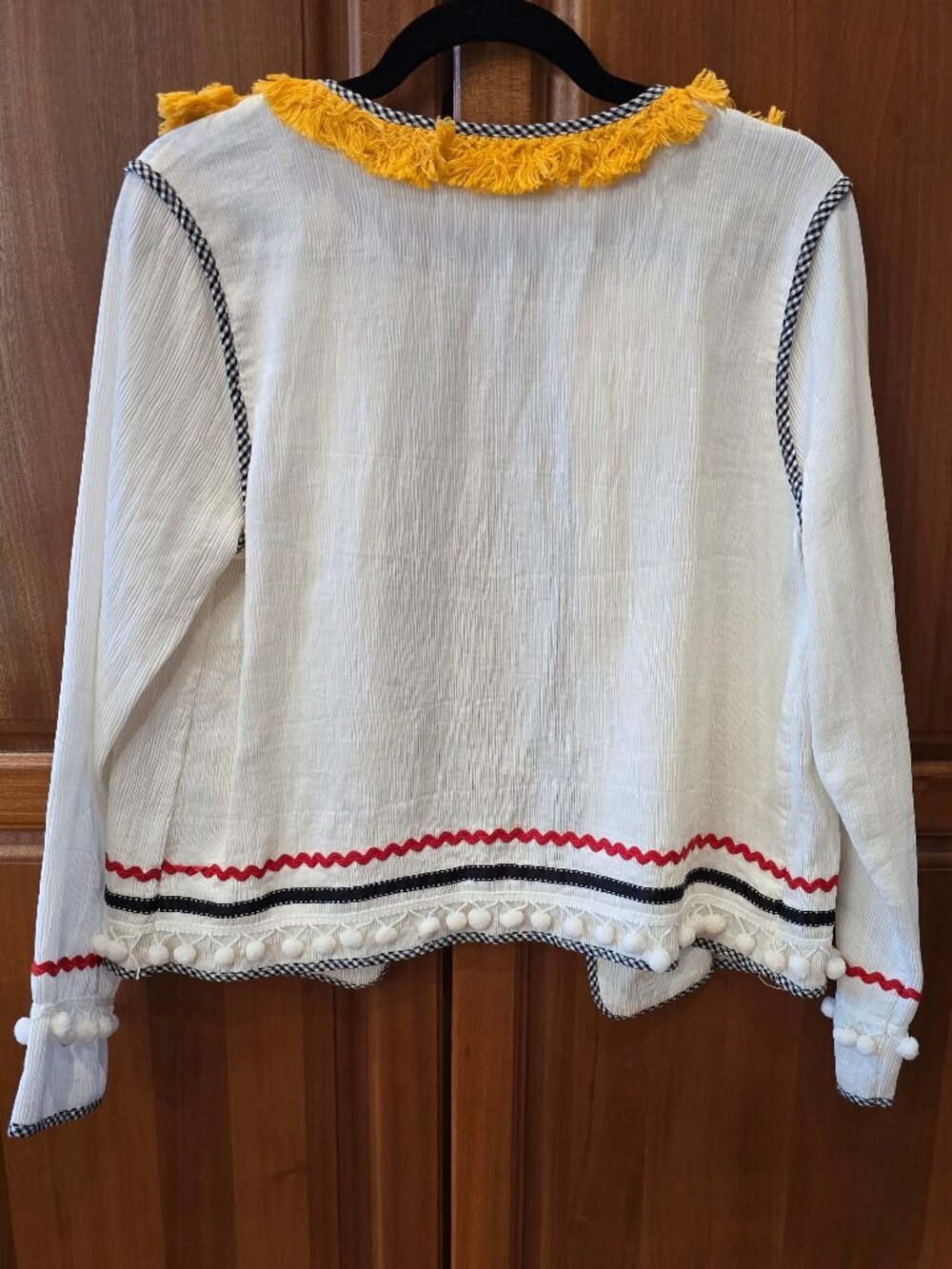 English Factory Jacket strong design features, Boho vibe by Anthropologie - Picture 3 of 9